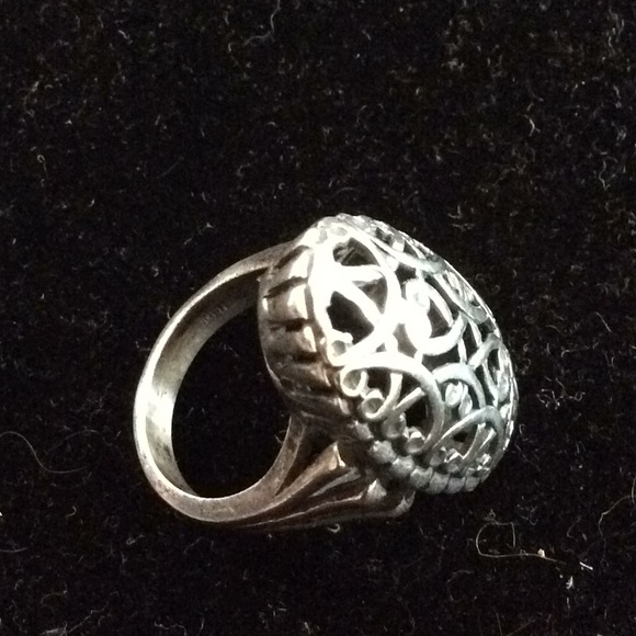 Filigree silver ring - Picture 6 of 6